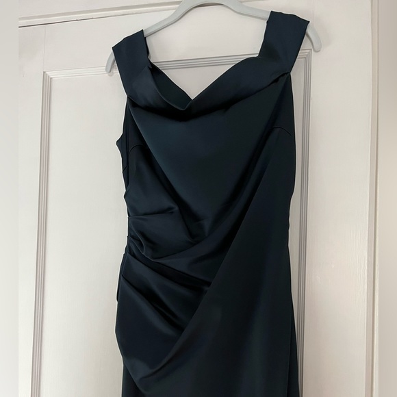 MILLY Ally Off-the-Shoulder Gown in Italian Stretch Satin - Picture 6 of 14